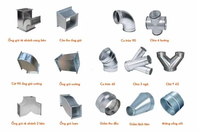 Phụ kiện ống gió