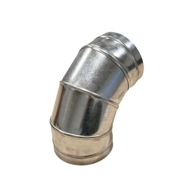 Cút ống gió tròn 90 độ