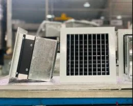 Cửa Gió 2 Lớp Nan Bầu Dục
