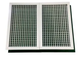 Cửa Gió 2 Lớp Nan Bầu Dục