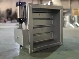 Van gió vuông đóng mở bằng khí nén 1